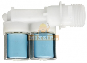 Электромагнитный клапан подачи воды для стиральной машины Индезит (Indesit) IWSD IWSE IWUD MVSB MVSE PWC 110333, фото 4 | MixZip