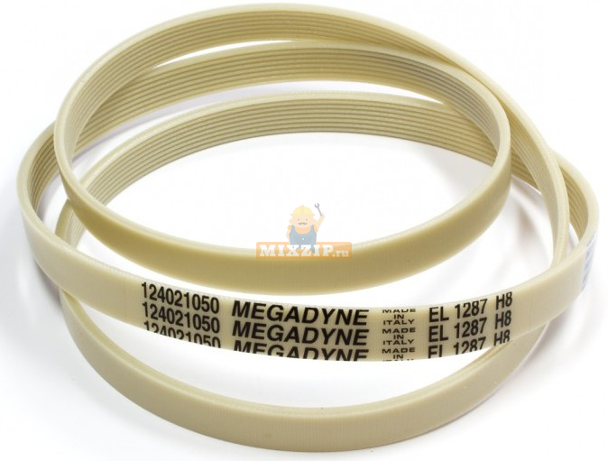 Ремень 1287 H8 стиральной машины Electrolux, Zanussi, AEG 1326721006