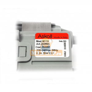 Помпа Askoll R0903 m116 25W для стиральной машины Electrolux, Zanussi, AEG, Candy, фото 4 | MixZip