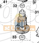    Makita UH6580, UH7580 516499-4,  1 | MixZip