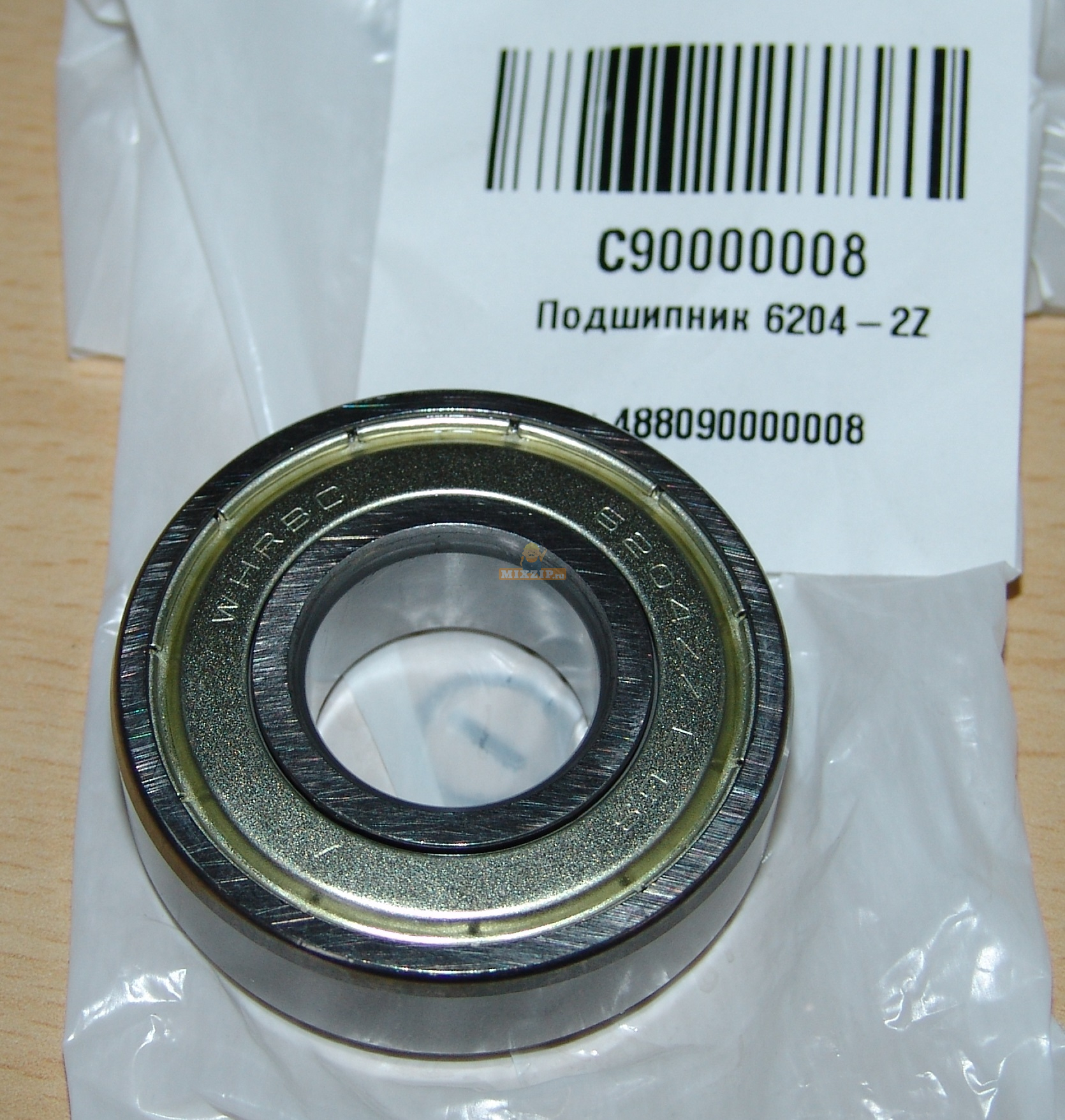 Подшипник 6 204zz WHRBC для стиральной машины 6204, 20x47x14