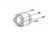 Статор ударной дрели Metabo SBE 650 311013520