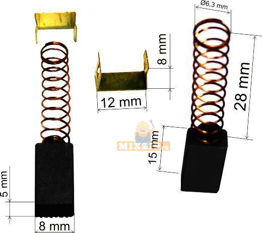 Щетки перфоратора Bosch PBH 160 R (060330476H) 1617014136