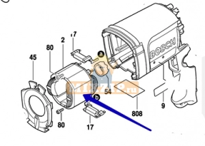   Bosch GBH 2-23 REA (3611B50500) 1619P02042,  1 | MixZip