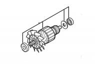 Ротор для дисковой пилы BOSCH PKS 66A (3603E02000) 1609203Y65