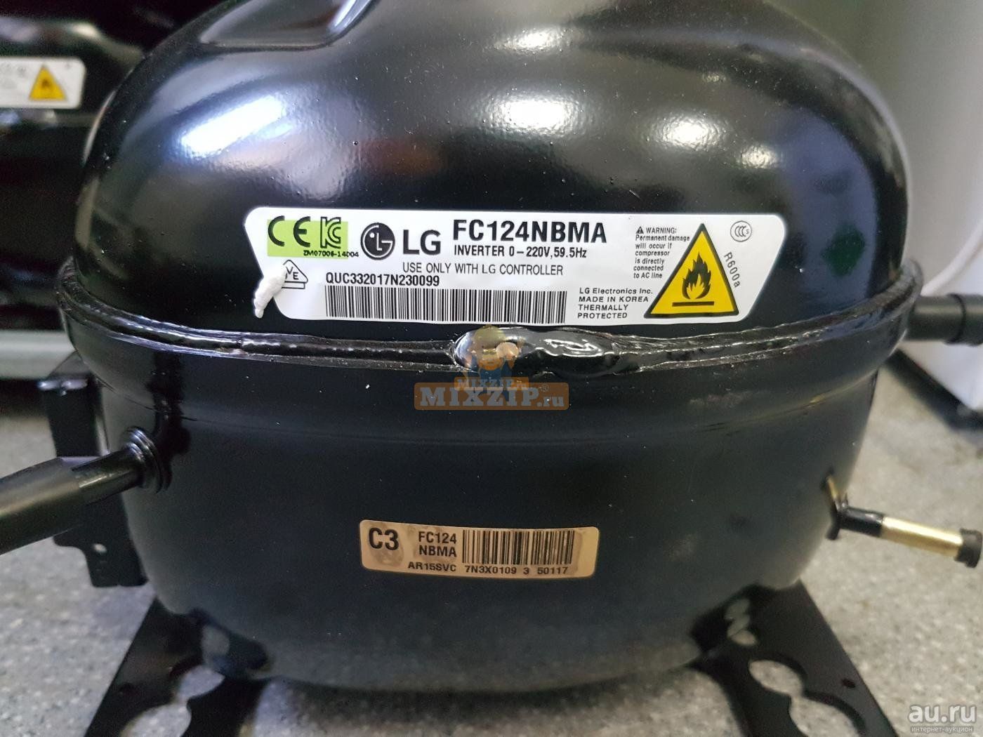 Компрессор FC124Nbma для холодильника LG TCA35392702 по низкой цене - MIXZIP