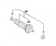    Bosch GWS 14-125 CI (3601H242F0) 1604010A22