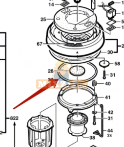    Bosch GAS 10-50 RFK (0601972603) 1609201676,  1 | MixZip