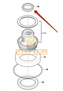   Bosch GAS 12-25 PL (3601J7C100) 1619PB3265,  1 | MixZip