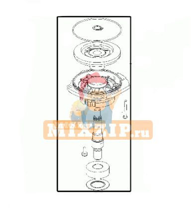Крышка редуктора болгарки УШМ DeWALT D28495 Type 1 N074215 по низкой ...