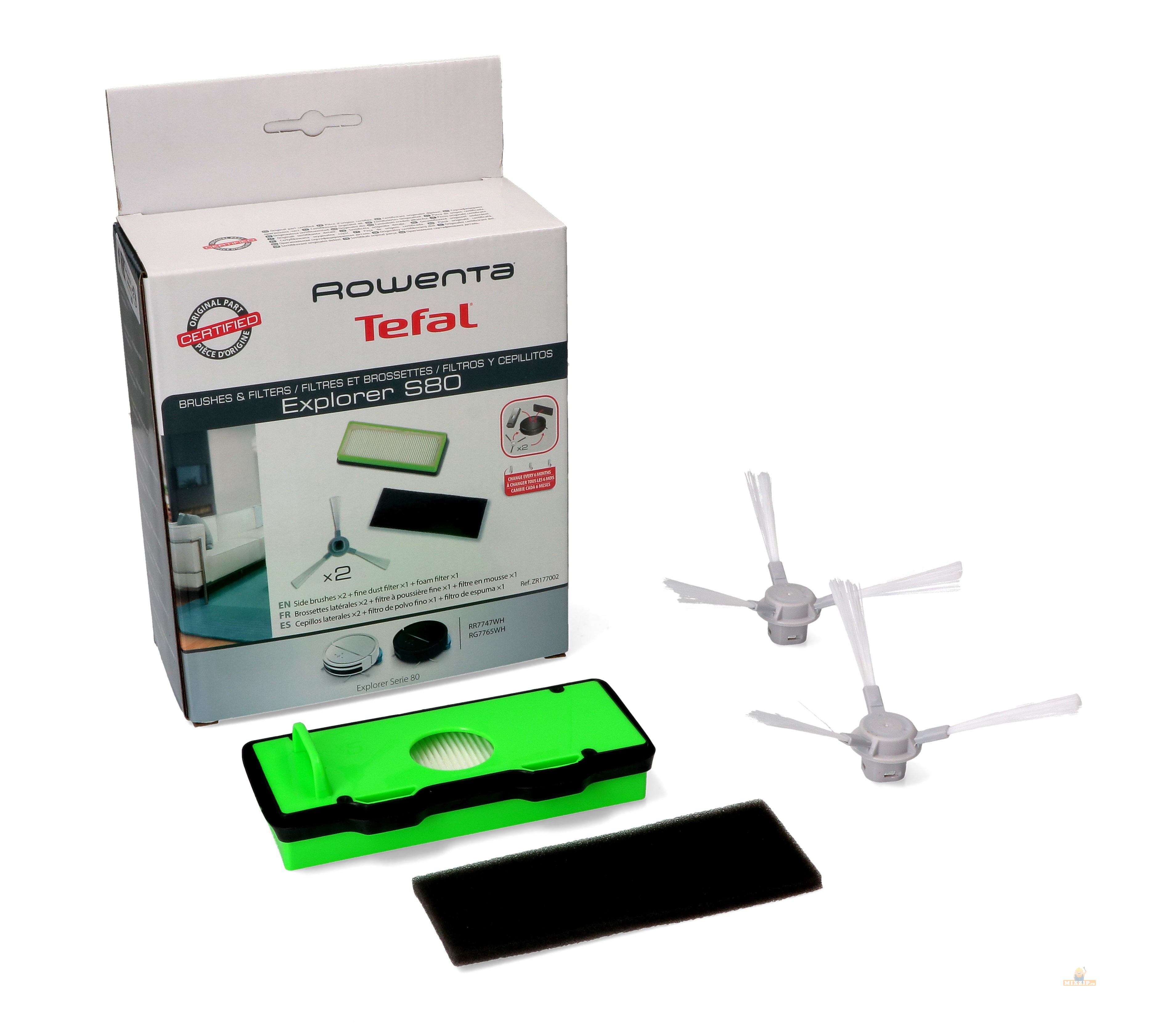 Комплект фильтров и щеток для робот пылесоса Tefal Serie 80 ZR177002