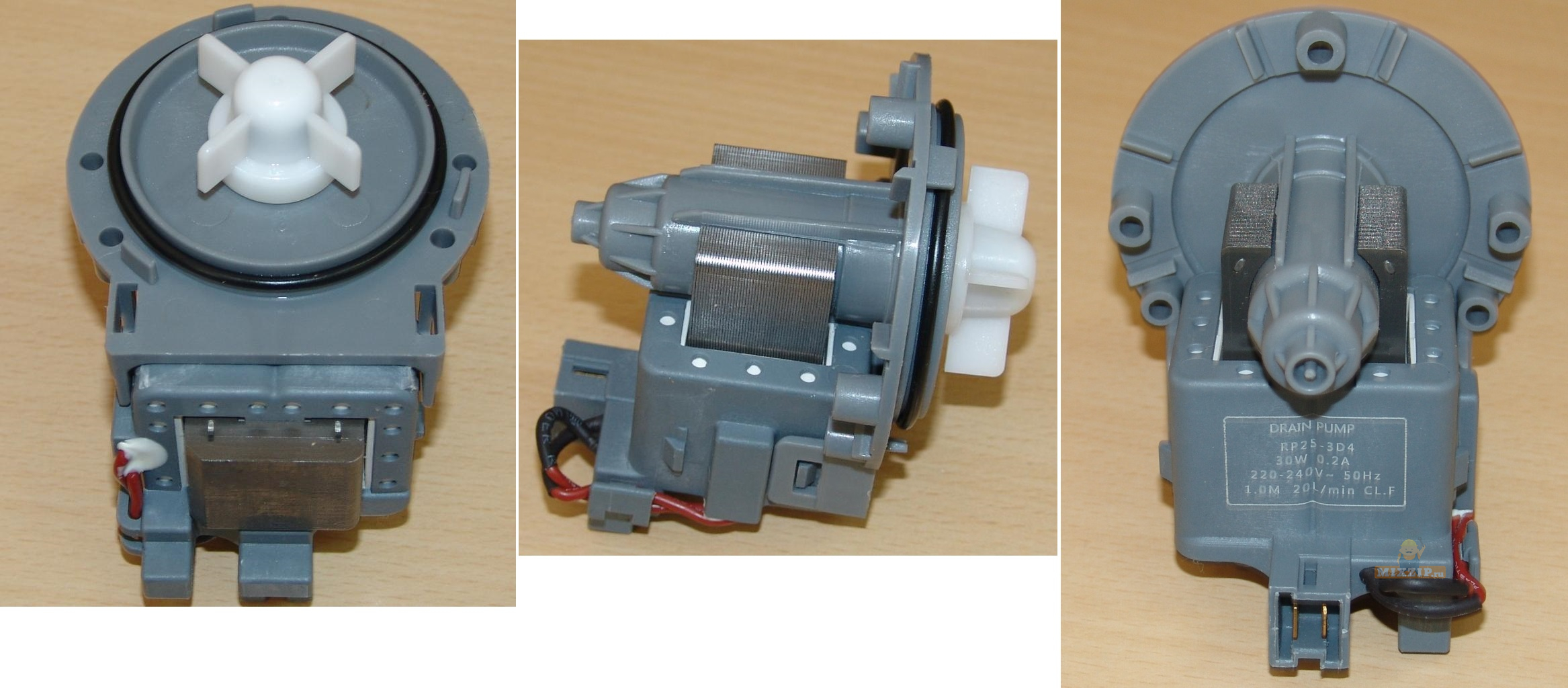 Помпа, насос стиральной машины RP25-3D4 30w RP25-3D4