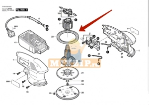     Bosch PEX 270 AE (0603369708) 2600206021,  1 | MixZip