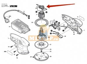    Bosch PEX 270 AE (0603369708) 2604337088,  1 | MixZip