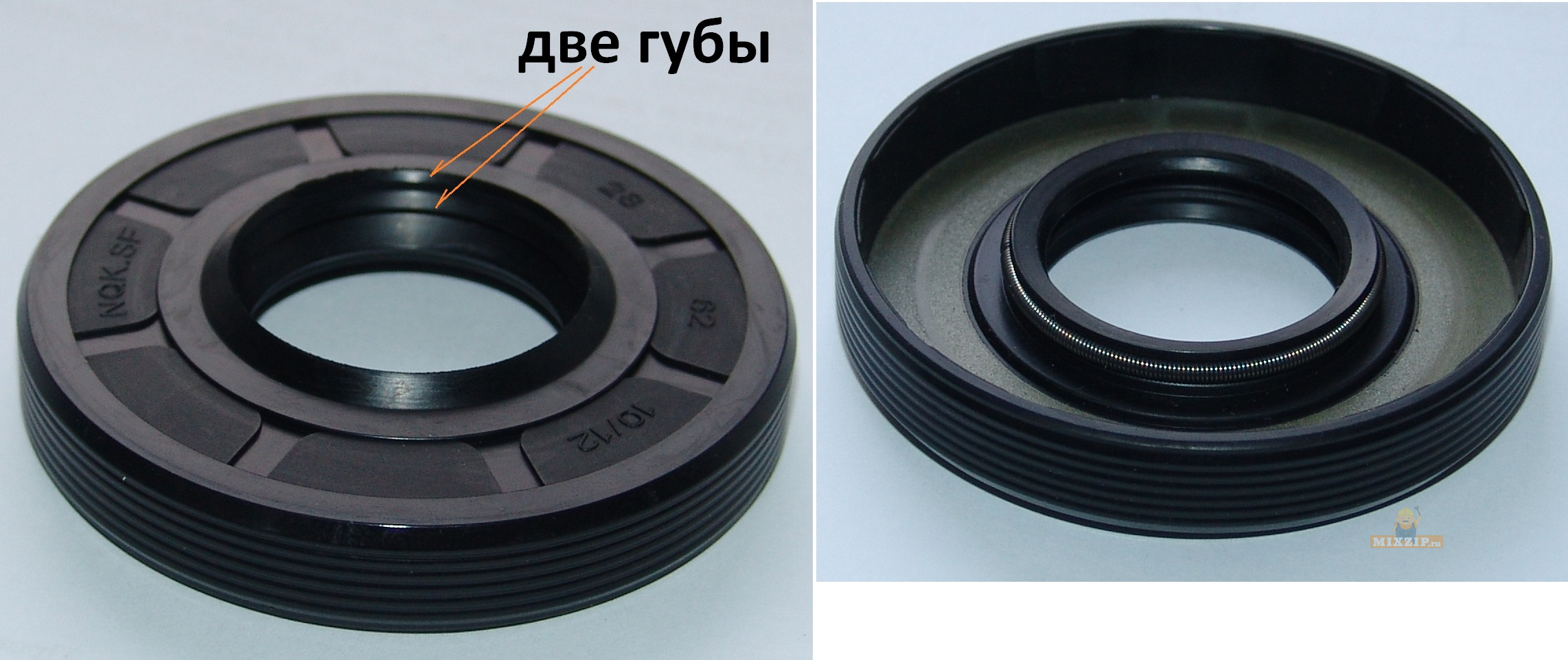 Сальник 28x62x10/12_TGY бака для стиральной машины Bosch, Siemens, Neff  00613083
