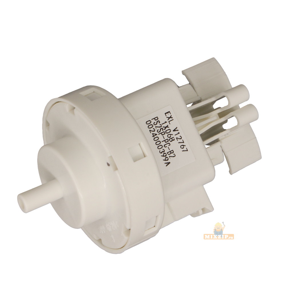 Датчик уровня воды, прессостат EXL V12767 PS2SP-PC-B2 стиральной машины Haier 0024000399A