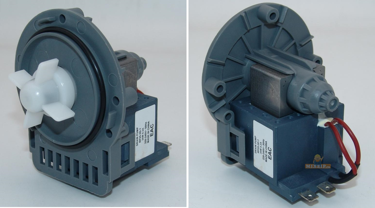 Помпа RP25-3D1, RP25-3FC 30W 0.2A для стиральной машины